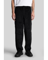 State of Order - Pantalone Double knee in Velluto Nero - Lyst