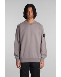 Stone Island - Sweatshirt In Brown Cotton - Lyst