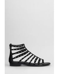 Anna F. - Flats In Black Suede - Lyst