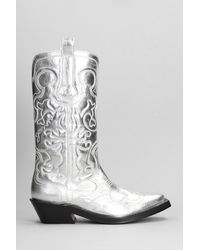 Ganni - Texan Boots - Lyst