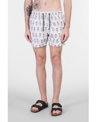 Mc2 Saint Barth - Lighting Micro Fanta Beachwear In Beige Polyester - Lyst