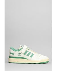 adidas - Forum 84 Low Sneakers In White Leather - Lyst