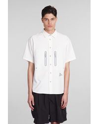 and wander - Shirt In White Polyester - Lyst