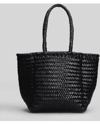Dragon Diffusion - Tote Grace Basket Small in Pelle Nera - Lyst