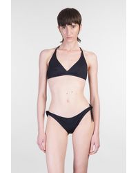 Mc2 Saint Barth - Beachwear Gaia in Poliammide Nera - Lyst