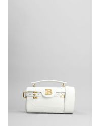 Balmain - Borsa a spalla B buzz 19 in Pelle Bianca - Lyst