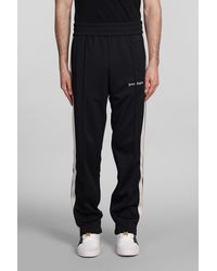 Palm Angels - Pantalone in Poliestere Nera - Lyst