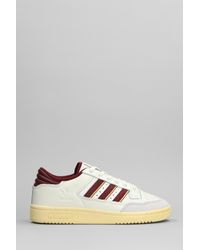 adidas - Centennial 85 Lo Sneakers In White Leather - Lyst