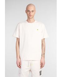 Barrow - T-Shirt in Cotone Beige - Lyst