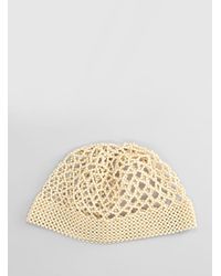 404 Suite - La Cuffietta Hats In Beige Acrylic - Lyst