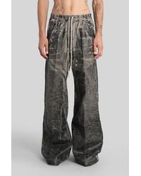 Rick Owens - Geth Belas Pants In Black Cotton - Lyst
