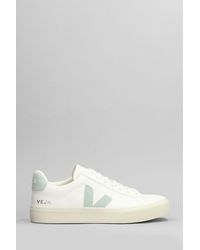 Veja - Campo Sneakers In White Leather - Lyst