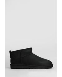 UGG - Classic Ultra Mini Low Heels Ankle Boots - Lyst
