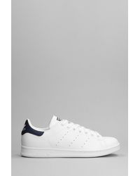 adidas - Sneakers Stan Smith in Pelle Bianca - Lyst