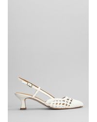 Pedro Miralles - Pumps In White Leather - Lyst