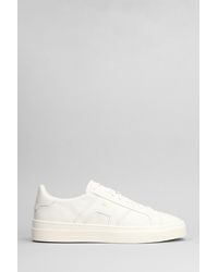 Santoni - Dbs2 Sneakers In White Leather - Lyst