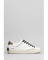 Crime London - Sneakers In White Suede And Leather - Lyst