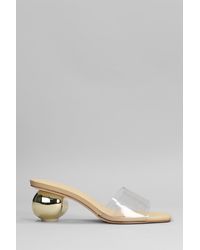 Cult Gaia - Tyra Sandals In Transparent Leather - Lyst
