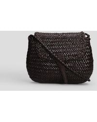 Dragon Diffusion - Borsa a spalla Mini City Bag in Pelle Marrone - Lyst