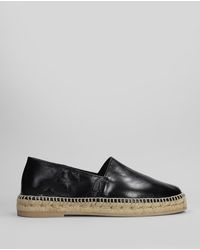 Ami Paris - Espadrillas in Pelle Nera - Lyst