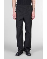 Grifoni - Pantalone in Cotone Nero - Lyst