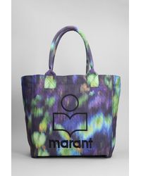 Isabel Marant - Small Yenky Tote In Multicolor Cotton - Lyst