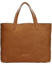 Golden Goose Golden Pasadena Tote In Leather Color Leather - Brown