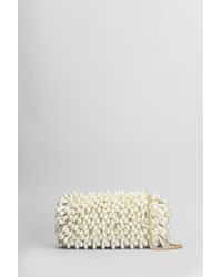 Cult Gaia - Borsa a spalla Perla in Pelle Beige - Lyst