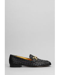 Mara Bini - Loafers In Black Leather - Lyst