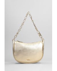 Michael Kors - Kendall Shoulder Bag In Gold Leather - Lyst