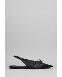 Nensi Dojaka - Ballet Flats In Black Leather - Lyst