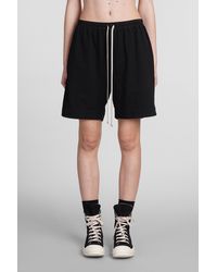 Rick Owens - Shorts Boxers in Cotone Nero - Lyst