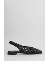 Pedro Miralles - Ballet Flats In Black Leather - Lyst