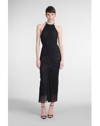 Mugler - Abito donna in Poliammide Nera - Lyst