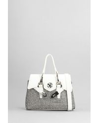 Secret Pon-pon - Quiny Twinkle Xsmall Shoulder Bag In White Leather - Lyst