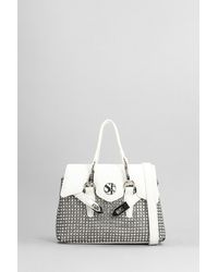 Secret Pon-pon - Borsa a spalla Quiny Twinkle Xsmall in Pelle Bianca - Lyst