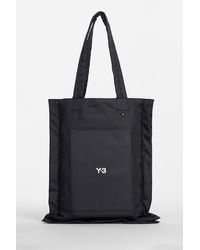 Y-3 - Tote in Poliestere Nera - Lyst