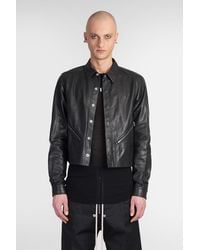 Rick Owens Alice Strobe Jacket in Black for Men | Lyst Rick Owens Alice Strobe Jacket in Black for Men | Lyst