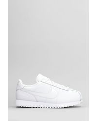 Nike - Sneakers Cortez 23 Premium in Pelle Bianca - Lyst