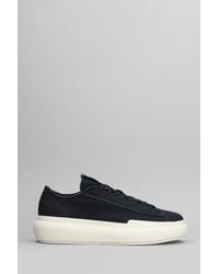 Y-3 - Nizza Low Sneakers In Black Cotton - Lyst