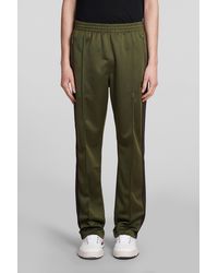 Needles - Pants In Green Polyester - Lyst