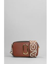 Marc Jacobs - Snapshot Shoulder Bag In Brown Leather - Lyst