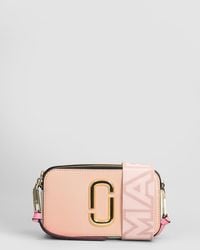 Marc Jacobs - Snapshot Shoulder Bag In Rose-pink Leather - Lyst