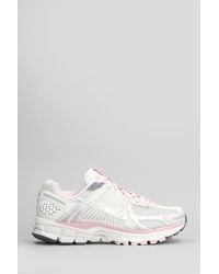 Nike - Zoom Vomero 5 Sneakers In White Leather And Fabric - Lyst