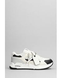 Off-White c/o Virgil Abloh - Kick Off Sneakers In White Leather - Lyst