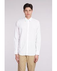 Aspesi - Camicia Ridotta Ii Shirt In White Cotton - Lyst