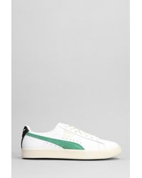 PUMA - Clyde Base L Sneakers In White Leather - Lyst