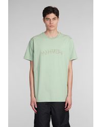 Maharishi - T-Shirt in Cotone Verde - Lyst
