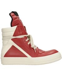 Red High-top sneakers for Men | Lyst