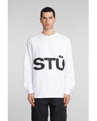 Stussy - T-shirt In White Cotton - Lyst